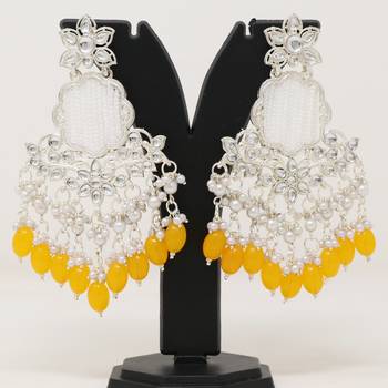 Kundan type zumka earring for girls 2