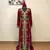 Maroon color Full Sleeves Handmade Moroccan Kaftan 