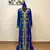 Royal-Blue color Full Sleeves Handmade Moroccan Kaftan