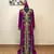 Wine color Full Sleeves Handmade Moroccan Kaftan