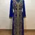 Royal-Blue color Full Sleeves Handmade Moroccan Kaftan 