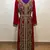 Maroon color Full Sleeves Handmade Moroccan Kaftan 