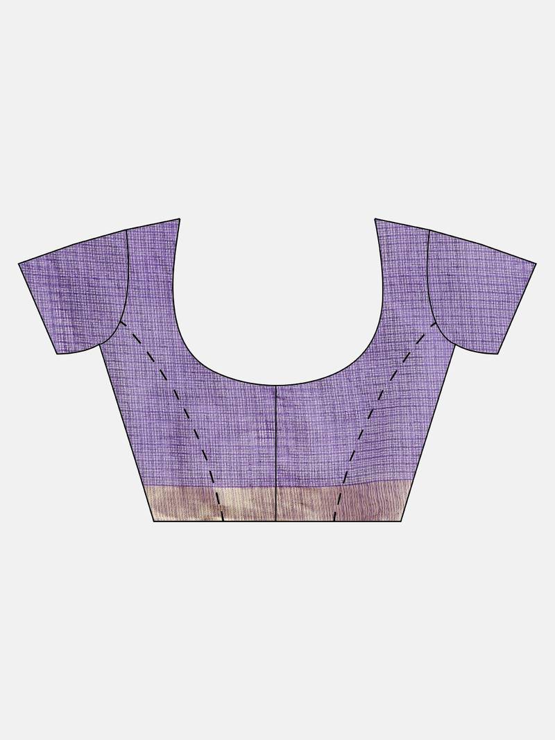 Hand Dyed Navy Blue Leheriya Kota Doria Sustainable Saree