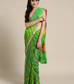 Bandhani Poly Chiffon Bandhani Saree