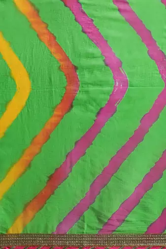 Bandhani Poly Chiffon Bandhani Saree