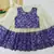 Girl's Traditional Royal Blue Readymade South Indian Pattu Pavadai Lehenga Choli For Kid's