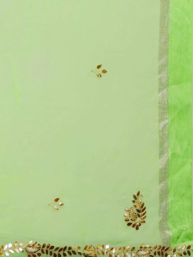 Ethnic Motifs Embellished Zari Detailed Saree