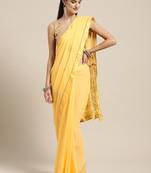 Floral Embellished Stone Work Saree