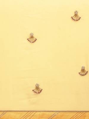 Floral Embellished Stone Work Saree 3