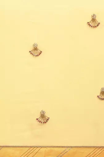 Floral Embellished Stone Work Saree