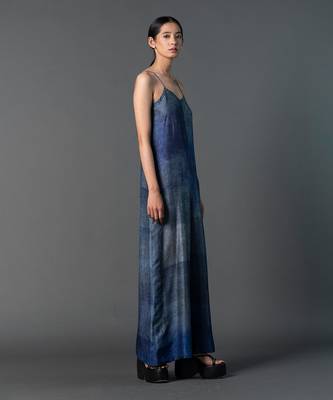 Royal blue dupion silk jumpsuit 1