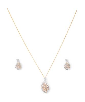 Cubic zirconia pendant set 3
