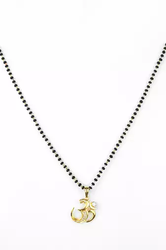 Cubic zirconia mangalsutra