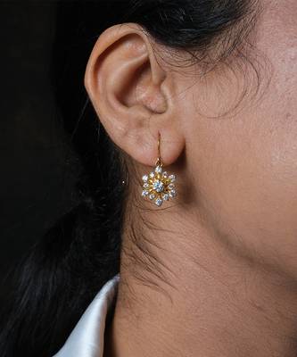 Cubic zirconia earrings 2