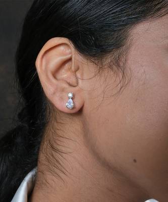 Cubic zirconia earrings 2