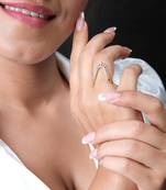 Cubic zirconia vanki ring