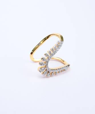 Cubic zirconia vanki ring 3