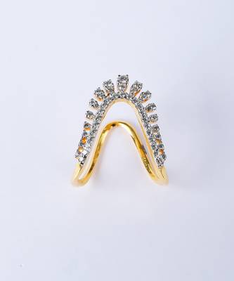 Cubic zirconia vanki ring 4