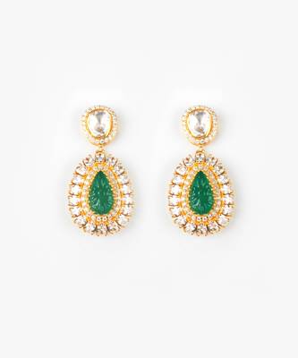 Moissanite polki earrings 3