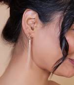 Wo  Set of 3 Rose-Gold-Plated Pear-Beaded Earrings 