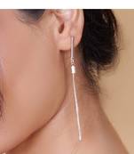 Wo  Set of 3 Rose-Gold-Plated Pear-Beaded Earrings