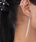 Wo  Set of 3 Rose-Gold-Plated Pear-Beaded Hoop Earrings