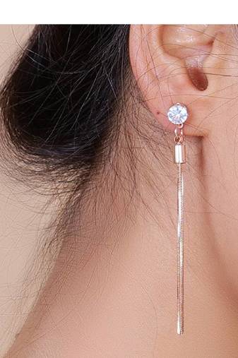Wo  Set of 3 Rose-Gold-Plated Pear-Beaded Hoop Earrings