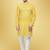 Men's printed cotton kurta set -jypore print