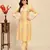 Yellow colour beautiful printed smart cotton fabric kurta set for trendy college girl