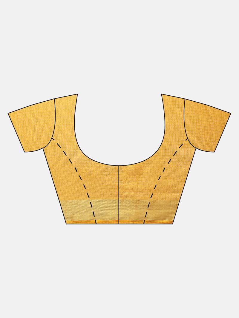 Hand Dyed Red & Yellow Bandhani Kota Doria Sustainable Saree