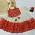 Baby Girl's Traditional Readymade South Indian Pattu Pavadai Red Lehenga Choli For Kid's