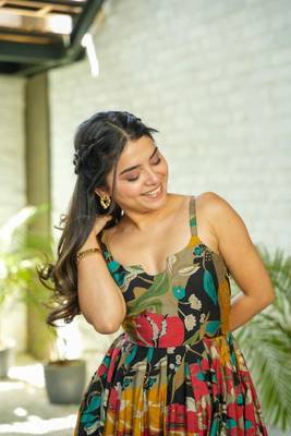 Ethereal Soft Printed Muslin Maxi Set 2