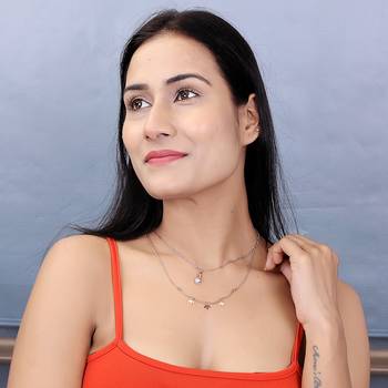 Multi layer/single layer chain pendant for wo  and girls 2