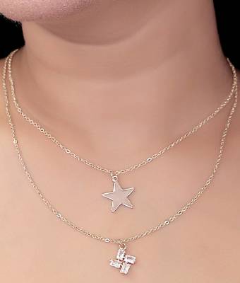 Multi layer/single layer chain pendant for wo  and girls 1
