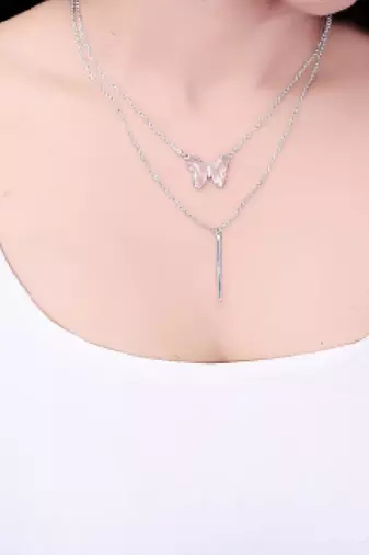 Multi layer/single layer chain pendant for wo  and girls