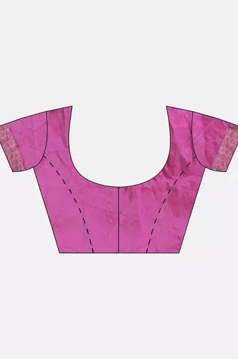 Hand Dyed Purple Bandhani Silk Sustainable Saree
