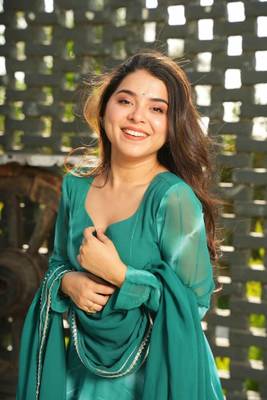 Sea Green Georgette Maxi Suit Set 2