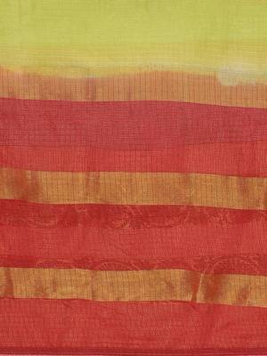 Ethnic Motifs Woven Design Zari Saree 3