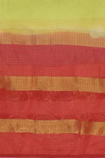 Ethnic Motifs Woven Design Zari Saree