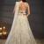 Cream Net Cutdana, Sequins and Zarkan embroidery Semi-Stitched Lehenga choli & Dupatta