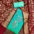 Turquoise Modal Butti Unstitched Dress Material