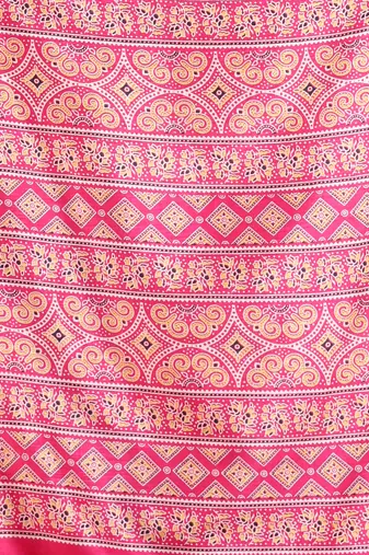 Pink silk soft saree with texture print
