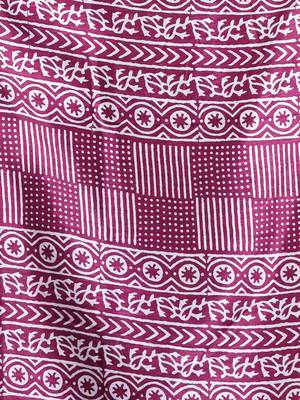 Dark purple silk soft saree with paisley print 4