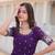 PURPLE COLOR ELEGANT DESIGNER TRENDING  GEORGETTE GOWN  COLLECTION WITH EMBROIDER AND SEQUENCE WORK