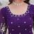 PURPLE COLOR ELEGANT DESIGNER TRENDING  GEORGETTE GOWN  COLLECTION WITH EMBROIDER AND SEQUENCE WORK