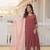 ONION PINK PREMIUM DESIGNER READYMADE GOWN COLLECTIONS FOR DESIRABLE WOMEN