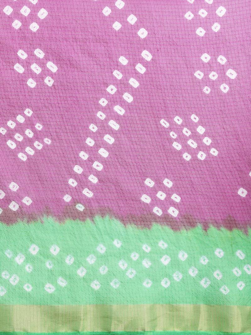  a Hand Bandhani Kota Art Silk