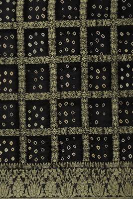 Hand Dyed Bandhani Silk Sustainable Saree 3