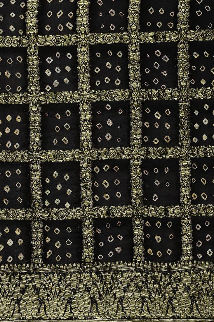 Hand Dyed Bandhani Silk Sustainable Saree