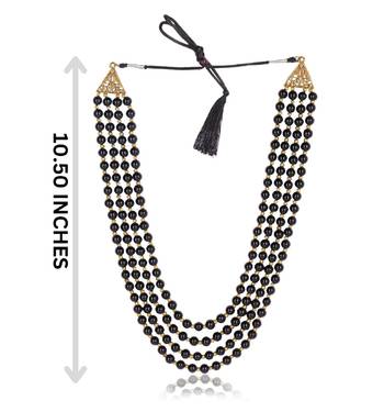   pearl beads dulha groom sherwani mala for   for wedding | layered mala | perfect for groom 4